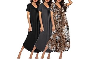 Long Nightgowns for Women 3 Pack House Dress Plus Size Moo Moos: OEM Production and Sizing Notes