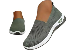 Women's Elastic Knit Solid Color Loafers Classic Elegant Breathable Mesh Soft Insole Non Slip Round Toe Comfortable Slip On Flat Shoes Ladies: Jacquard Weave and Production Notes