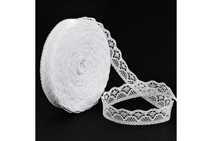 VGOODALL 30-Yard Lace Ribbon for Scrapbooking & Crafts, 0.5 inch Width: Fabric Sourcing and Quality Notes