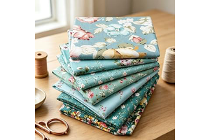 8 Pcs Cotton Quilting Fabric, 9.8 * 9.8In Printed Cotton Patchwork Fabric: Print Design and Production Notes