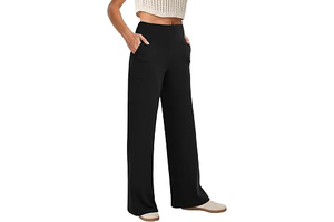 Wide Leg Pants Woman High Waist Casual Lounge Yoga Pants 2 Pockets: OEM Production and Sizing Notes