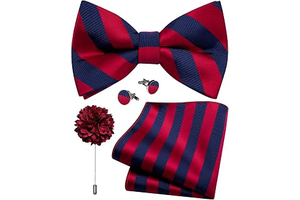 Silk Bow Ties for Men Pre-Tied Adjustable Paisley Bowtie Set: Jacquard Weave and Production Notes