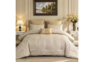 ALPHA HOME Jacquard King Size Comforter Set Bedding Set OEKO-TEX Certified: Jacquard Weave and Production Notes