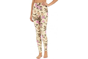 KMystic Women's Cotton Blend Basic Workout Fun Printed Leggings: Print Design and Production Notes
