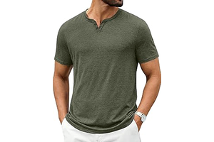Men's T Shirts Short Sleeve Casual V Neck T-Shirt Soft Notch Neck Tee Classic Plain Shirts: OEM Production and Sizing Notes