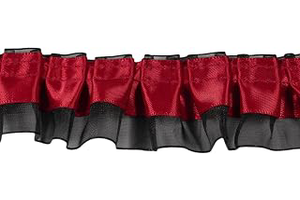 10 Yards Satin Ruffle Trim Fabric Trims, 2-Layer Satin Organza Pleated Edging Trimmings, Pleated Lace Ribbon for Sewing Making Crafts Dress: Fabric Sourcing and Quality Notes