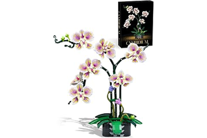 Orchid Flower Building Block Set,Compatible with Lego Flower Featuring Printed Floral Patterns on The Blocks' Petals, Ideal for Tabletop: Print Design and Production Notes