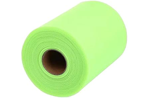 Tulle Roll Spool Fabric for Sewing, Table Skirt and Wedding Decoration, 6 Inches by 100 Yards!(Fluorescent): Ombre Dyeing and Production Notes