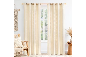 BGment Beige Vintage Floral Pattern Curtains 84 Inch Length for Living Room: Print Design and Production Notes