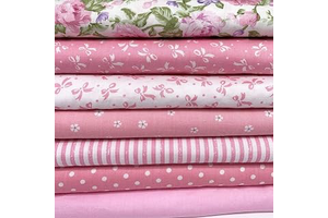 Cotton Fabric DIY Making Supplies Quilting Patchwork Fabric Fat Quarter Bundles DIY for Quilting Cotton Patchwork Cushions (Peony, 9.8" x 9.8"): Print Design and Production Notes