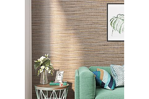 FunStick Grasscloth Wallpaper Peel and Stick Grass Cloth Fabric Wall Paper Self Adhesive Brown Fabric Contact Paper for Cabinets Waterproof: Jacquard Weave and Production Notes