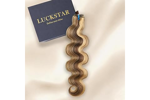 Luckstar 16A Tri-Tone Ombre Body Wave Bundles, 4/27/613 Balayage Human Hair Extensions, Double Drawn Raw Hair, Ultra Thin Invisible Weft: Ombre Dyeing and Production Notes