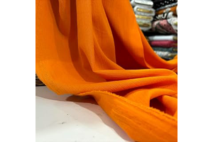 Orange Double Layer Cotton Muslin Fabric, Clothing Fabric, Summer Fabric, Dress Fabric(140cm/1.53 Yards/55 inches): Fabric Sourcing and Quality Notes