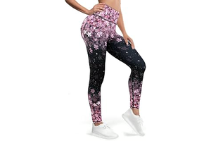 High Waisted Yoga Pants for Women 4-Way Stretch Soft Running Workout Leggings Athletic Yoga Pants: Print Design and Production Notes