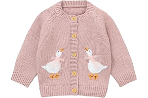 Baby Toddler Girl Cardigan: Jacquard Weave and Production Notes