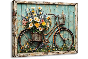 GHTGCMKX Rustic Farmhouse Daisy Canvas Wall Art,12x16 Inch: Print Design and Production Notes