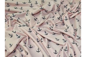 Minerva Crafts Glitter Cotton Jersey Knit Fabric Pink - per Yard: Fabric Sourcing and Quality Notes