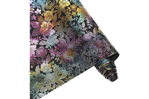 16" x 54" Colorful Floral Faux Leather Fabric for DIY Crafts, Patterned Leatherette PU Fabric for Makeup Case Handbags Purse DIY Repair: Fabric Sourcing and Quality Notes